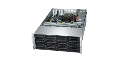 Серверная платформа Supermicro SSG-6049P-E1CR36H 4U 2xLGA3647 no DIMM(16)/ 3108RAID HDD(36)LFF/ 2x10Gbe/ 5xFH/ 2x1200W