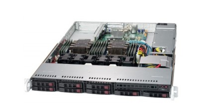 Серверная платформа Supermicro SYS-1029P-WT 1U 2xLGA3647 iC621, 12xDDR4, 8x2.5"" bays, 2x1GbE, IPMI, 600W