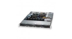 Серверная платформа Supermicro SYS-6018R-TDTP 1U 2xLGA2011 C612 chipset, 8 DIMMs, 4 x hot-swap 3.5"" SATA3 bays, 2 x 10Gb SFP+, IPMI, 600W