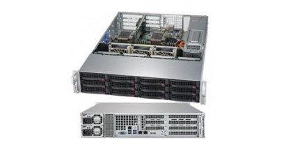 Серверная платформа Supermicro SYS-6029P-WTRT 2U 2xLGA3647 C622, 12xDDR4, 12x3.5"" bays, 2x10GbE, IPMI 2x1200W