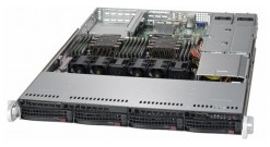 Серверная платформа Supermicro SYS-6019P-WTR 1U 2xLGA3647 C621, 12xDDR4, 4x3.5"" bays, 2x1GbE, IPMI 2x750W