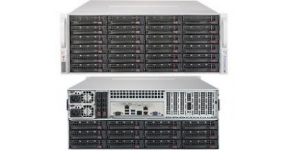 Серверная платформа Supermicro SSG-5049P-E1CTR36L 4U 1xLGA3647 Intel C622, Up to 1TB DDR4 RDIMM 2666Mhz, SAS3 Broadcom 3008, 36x Hot-swap 3.5"", 2x10GBase-T 2x600W