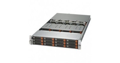 Сервер Supermicro SSG-6028R-E1CR24L(x1)X10DSC+, 826STS-R1K62P1, P4X-DPE52630V4-SR2R7(x2), MEM-DR432L-CL02-ER24(x4), HDD-T10T-HUH721010ALN604(x12), AOC-S25G-M2S-O(x1), SFT-DCMS-SINGLE(x1), CBL-0279L(x2), HDS-2TD-SSDSC2BB150G7(x2), AOC-MH25G-