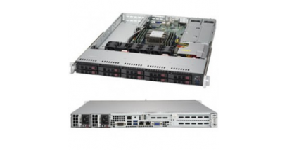 Серверная платформа Supermicro SYS-1019P-WTR 1U 1xLGA3647 Intel C622 / SATA 3.0 /1xPCI-Express 3.0 8x /2xPCI-Express 3.0 16x/DDR4 2666 RDIMM, 10x2.5"" SATA Hot-swap 2x500W