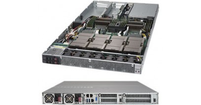 Серверная платформа Supermicro SYS-1028GQ-TVRT 1U 2xLGA2011 Intel C612, 16xDDR4, 2x2.5"" 2x2000W (Complete Only)