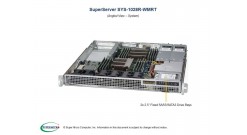 Серверная платформа Supermicro SYS-1028R-WMRT 1U Dual socket R3 (LGA 2011) Up to..
