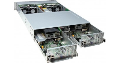 Серверная платформа Supermicro SYS-2028TP-DC1R 2U (2 Nodes) 2xLGA2011 Intel C612 , PCI-Express 3.0 8x, 2xPCI-Express 3.0 16x, DDR4 RDIMM/LRDIMM/ECC * 16, 12x2.5"" SAS/SATA Hot-swap, 2x1280W