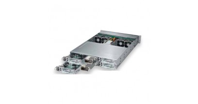 Серверная платформа Supermicro SYS-2028TP-HTTR 2U (4 Nodes) 2xLGA2011 Up to 2TB ECC 3DS LRDIMM, 6x 2.5"" Hot-swap SATA HDD, 2x2000W