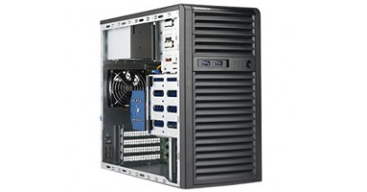 Серверная платформа Supermicro SYS-5039C-I Mid-Tower LGA1151 iC242, 4xDDR4, 4x3.5"" fix HDD, 2x1GbE, IPMI 400W