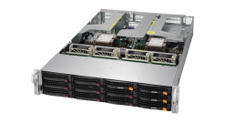 Серверная платформа Supermicro SYS-6029U-E1CR4T 2U 2xLGA3647 24 DIMM Up to 3TB RDIMM DDR4, 4x1GbE LAN Intel i350, 12xHot-swap 3.5"" HDD 2x1000W (Complete Only)