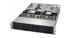 Серверная платформа Supermicro SYS-6029U-TRTP 2U 2xLGA3647 24xDDR4, 12x3.5"" bays, 2x10GbE, IPMI 2x1000W (Complete Only)