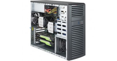 Серверная платформа Supermicro SYS-7039A-I Mid-Tower 2xLGA3647 C621, 16xDDR4, 4x3.5""HDD+2x5.25"", 2x1GbE, Audio 1200W