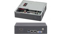 Серверная платформа Supermicro SYS-E200-8B Mini-ITX Celeron J1900, Up to 8GB 1333MHz DDR3 SO-DIMM, 1x 2.5"" internal HDD, 1x SATA DOM, 2x GbE, HDMI, DP, VGA, Mini-PCIe, 60W