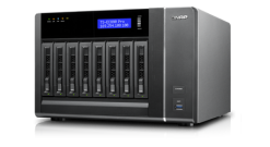 Система хранения Qnap TS-EC880 PRO Сетевой RAID-накопитель, 8 отсеков для HDD, ECC-память. Intel Xeon E3-1200 v3 3,4 ГГц