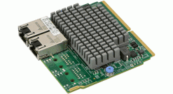 Сетевой адаптер Supermicro AOC-MTG-I2TM-O - Ethernet 10GbE CNA dual port (Intel X550), SIOM card, 2?RJ45