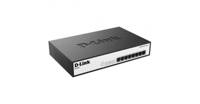 Коммутатор D-Link DES-1008P+, с 8 портами 10/100Base-TX с поддержкой PoE
