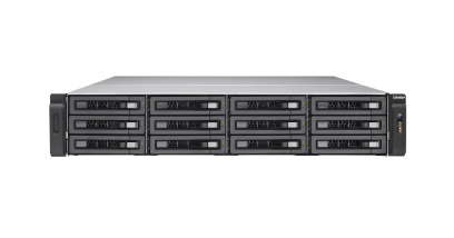 Система хранения Qnap Enterprise TES-1885U-D1521-8GR NAS, 12 HDD trays, 6 SSD trays 2,5"". rackmount, 2 x PSU, QES/QTS OS. 4-Core Intel Xeon D-1521, 2.4 GHz, 8 GB RAM. Rail kit included