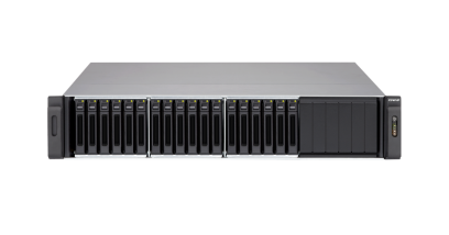 Система хранения Qnap SS-EC1879U-SAS-RP NAS, 18-tray for 2,5"" HDD SAS/SATA, ECC-ram, rackmount, 2xPSU. Intel Xeon E3-1245 v2 3,4 GHz. W/o rail kit RAIL-A03-57