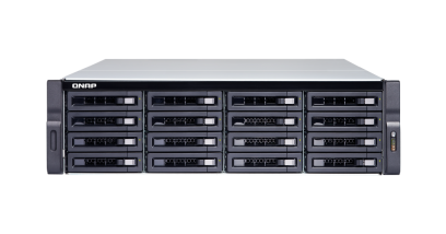 Система хранения Qnap TS-1673U-8G NAS 16 HDD trays, 2x 10 GbE SFP+, 2 x M.2 slots SSD, rackmount, 1 PSU. 4-core AMD RX-421ND 2,1 GHz (up to 3,4 GHz ), 8 GB. W/o rail kit RAIL-A03-57