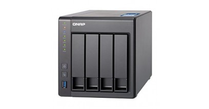 Система хранения Qnap TS-431X-8G Alpine AL-212 Dual-core 1.7GHz Drives/bays 4, 3x USB 3.0, SFP+, 2xRJ45, 8 Гб DDR3