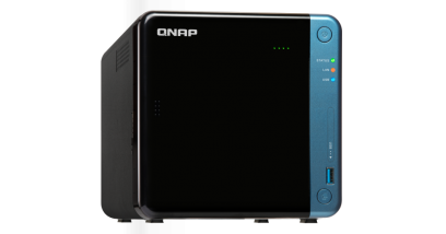 Система хранения Qnap TS-453Be-4G NAS, 4-tray w/o HDD. 2xHDMI-port. Quadcore Celeron J3455 1.5-2.3 GHz, 4GB DDR3L (1 x 4GB) up to 8GB, 2xGigabit LAN, Optional 10 Gigabit LAN, 5 x USB 3.0