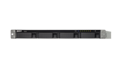 Система хранения Qnap TS-463XU-4G NAS, 4-tray w/o HDD, 4-сore AMD 2.0 GHz, 4GB DDR3L (4GBx1) up to 16GB (2x8GB), 1x10G RJ45, 4xGbE, 5xUSB, 1U Rackmount, 1x250W PSU, W/o rail kit RAIL-B02