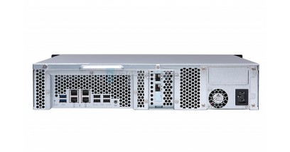 Система хранения Qnap TS-873U-8G Сетевой RAID-накопитель, 8 отсеков для HDD, 2 порта 10 GbE SFP+, 2 слота M.2 SSD, стоечное исполнение, 1 блок питан