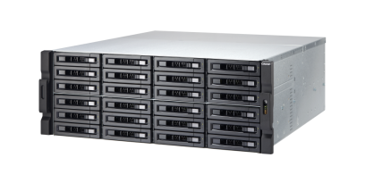 Система хранения Qnap TS-EC2480U-E3-4GE-R2 Сетевой RAID-накопитель, 24 отсека 3,5"", 2 порта 10 GbE SFP+, стоечное исполнение, два блока питания. Inte