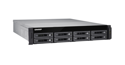 Система хранения Qnap TS-EC880U-E3-4GE-R2 Сетевой RAID-накопитель, 8 отсека для HDD, ECC-память, два порта 10 GbE (SFP+), стоечное исполнение, два