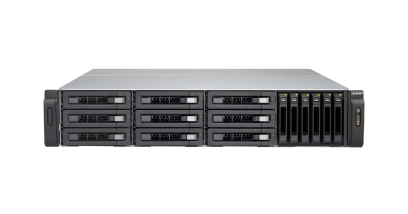 Система хранения Qnap TVS-1582TU-i7-32G NAS 9 tray 3,5"", 6 tray 2,5"", HDMI, 2x 10 GbE SFP+, 4 x ports Thunderbolt 3, rackmount, 2 PSU. 4-core Intel Core i7-7700 3,6 GHz, 32 GB DDR4. W/o rail kit RAIL-A03-57