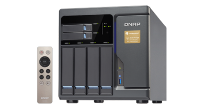 Система хранения Qnap TVS-682T-i3-8G NAS, 6-tray w/o HDD, 2 x Thunderbolt 2, HDMI-port. Dual-core Intel Core i3- 6100 3,7 GHz, 8 GB.
