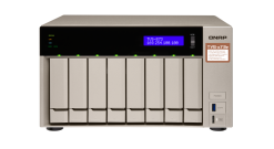 Система хранения Qnap TVS-873e-8G NAS, 8-tray w/o HDD, 2xM.2 SSD Slot, 2xHDMI-po..