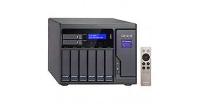 Система хранения Qnap TVS-882-I3-8G NAS, 8-tray w/o HDD (6 x 2.5”/3.5” and 2 x 2.5” SSD), 2xM.2 SSD Slot, 3xHDMI-port. dual-core Intel Core i3-6100 3.7 GHz, 8GB DDR4 (2 x 4GB) up to 64GB (4 x 16GB), 4xGigabit LAN, PSU 250W