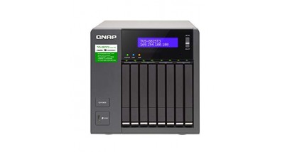 Система хранения Qnap TVS-882ST3-i7-16G NAS 8 tray 2,5"", HDMI, 2 x 10 GbE, 2 x ports Thunderbolt 3, USB 3.1. 4-core Intel Core i7-6700HQ 2,6 GHz (up to 3,5 GHz), 16 GB DDR4