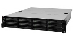 Система хранения данных Synology (Rack 2U) RS2414+ DC2,13GhzCPU/2Gb(up to 4)/RAID0,1,10,5,5+sp,6/up to 12hot plug HDDs SATA