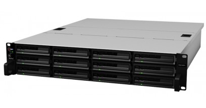 Система хранения данных Synology (Rack 2U) RS2414+ DC2,13GhzCPU/2Gb(up to 4)/RAID0,1,10,5,5+sp,6/up to 12hot plug HDDs SATA