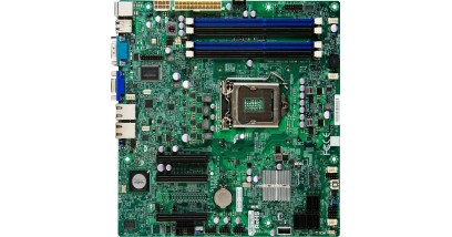 Материнская плата Supermicro MBD-X9SCL-F-B Xeon S1155/i C202/4xDDR3/6xSATA/IPMI 2.0/VGA/2Glan/mATX Oem