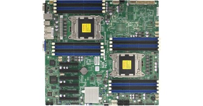 Материнская плата Supermicro MBD-X9DRD-EF, 2xLGA2011, C602J, Xeon E5-2600, E-ATX 12''x13'', 16xDIMM (up to 512GB RDIMM/128GB UDIMM), 6xPCI-E 3.0 x8, 6xSATA (4xSATA2 + 2xSATA3 RAID 0,1,5,10), 2x1 GBase-T with i350 1GbE, VGA Matrox G200,