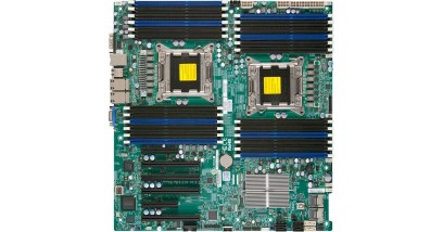 Системная плата Supermicro X9DRI-LN4F+-B Socket-2011 Intel C602 DDR3 ATX 4xRJ45 Gigabit Ethernet SATA3 VGA UDIMM BULK