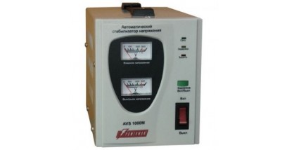 Стабилизатор напряжения Powerman AVS 1000M (вх.140-260 В, вых.220 В ± 8%, 1000ВА, 1 розетка Euro)