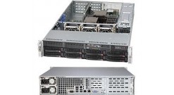 Корпус Supermicro CSE-825TQC-R740WB, 2U, 8 x 3.5"" hot swap bays, 2 x 3.5"" fixed bays, SAS3, 7 x LP expansion slots, 740W RPS