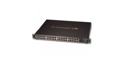 Коммутатор Supermicro SSE-G2252P Ethernet switch; Layer 2, 48x RJ45 GbE, 4x SFP GbE, POE