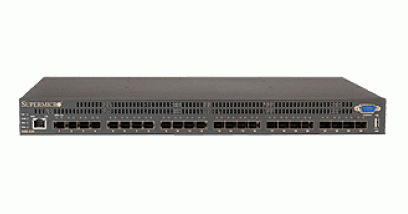 Коммутатор Supermicro SSE-X24SR Ethernet switch; Layer 3, 24x SFP+ 10GbE, reverse air-flow