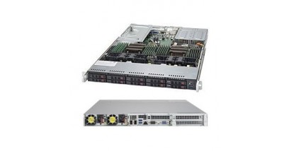 Серверная платформа Supermicro SYS-1028U-TNRTP+ 1U 2xLGA2011 Intel C612, 24xDDR4, 10x2.5"" drive, 2x750W (Complete Only