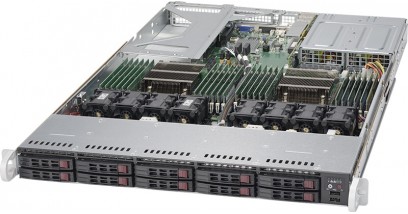 Серверная платформа Supermicro SYS-1028U-TR4T+ 1U 2xLGA2011 Intel C612, 24xDDR4, 10x2.5"" HDD, 2x750W (Complete Only)