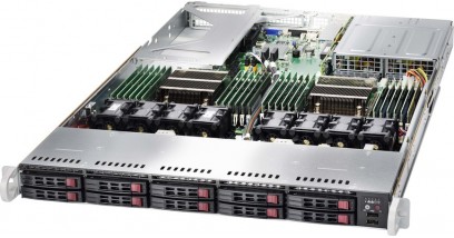 Серверная платформа Supermicro SYS-1028U-TR4+ 1U 2xLGA2011 Intel C612, 24xDDR4, 10x2.5"" HDD, 2x750W (Complete Only)