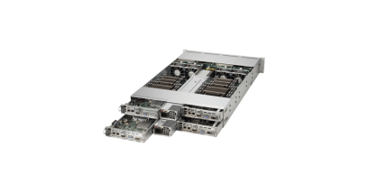 Серверная платформа Supermicro SYS-2028TR-HTR 2U (4 Nodes) 2xLGA2011 8xDDR4, 6x2.5""HDD, 2xGbE, IPMI, LP 2x1600W