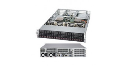 Серверная платформа Supermicro SYS-2028U-TR4+ 2U 2xLGA2011 24xDDR4, 24x2.5""HDD, 4xGbE, IPMI 2x1000W (Complete Only)