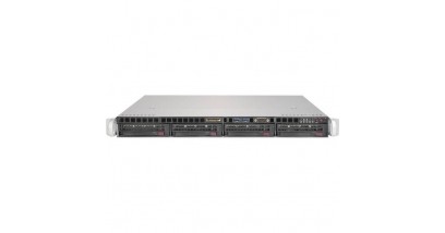 Серверная платформа Supermicro SYS-5019S-MT 1U LGA1151 C236, 4xDDR4 ECC, 4x3.5"" HDD, 2x10GbE, IPMI, PCI-Ex8 350W