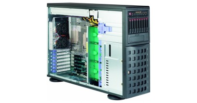 Серверная платформа Supermicro SYS-7048R-C1R4+ 4U/Tower 2xLGA2011 Up to 3TB DDR3 RDIMM, 8x 3.5"" Hot-swap + 8x 2.5"" Hot-swap, 4xIntel i350 GbE 2x920W